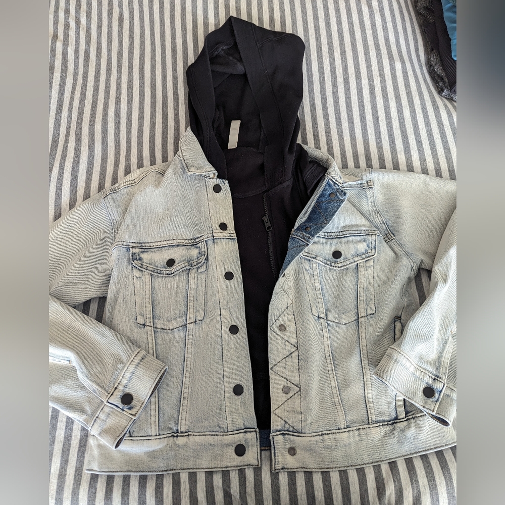 Athleta double time jean jacket